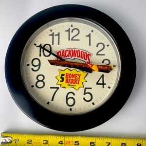Backwoods Wall Clock Honey Berry art 9” time piece